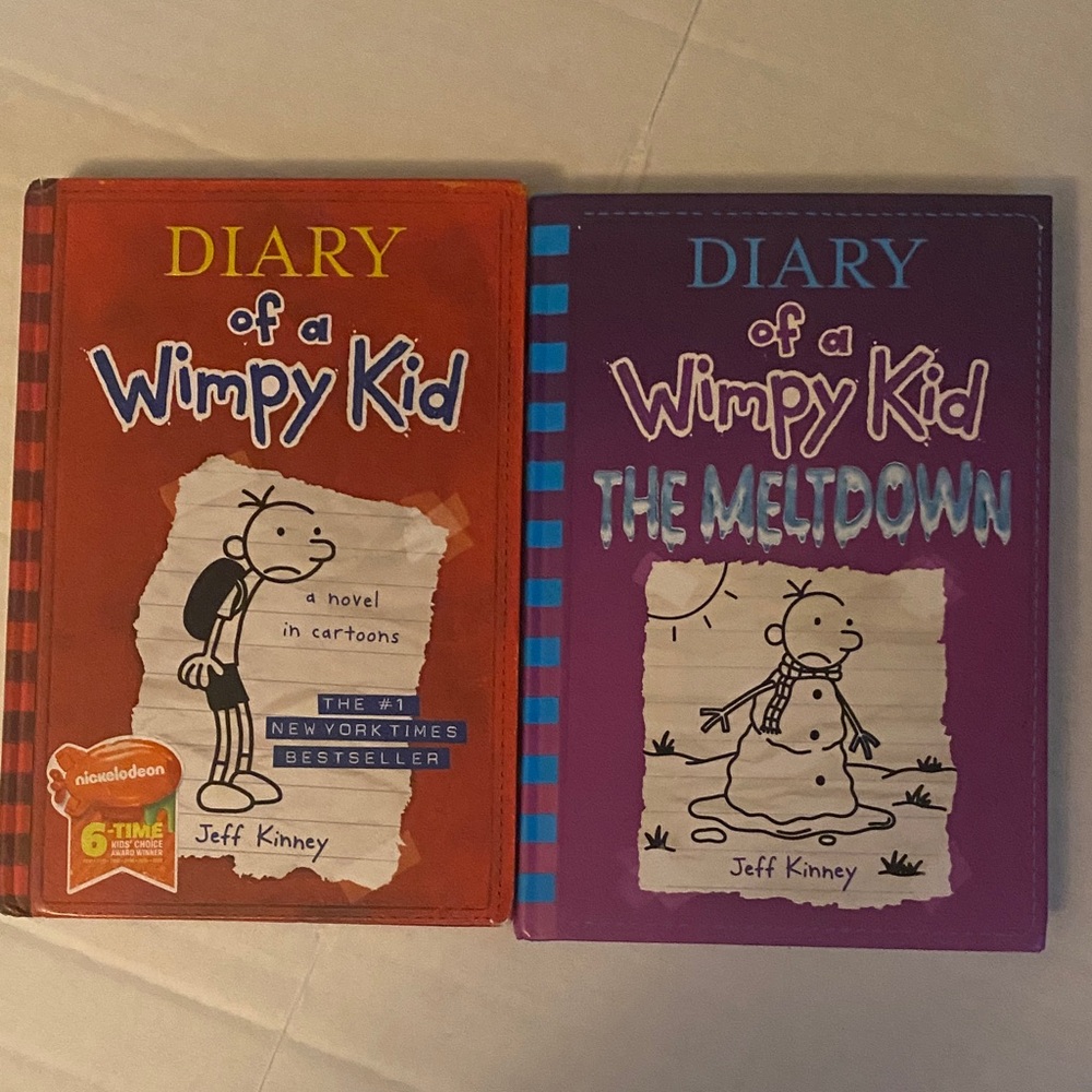 Diary of a Wimpy Kid Book Set - both for one price